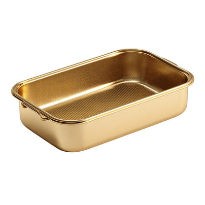 Golden-Rise Non-Stick Loaf Pan - Professional Pullman Style